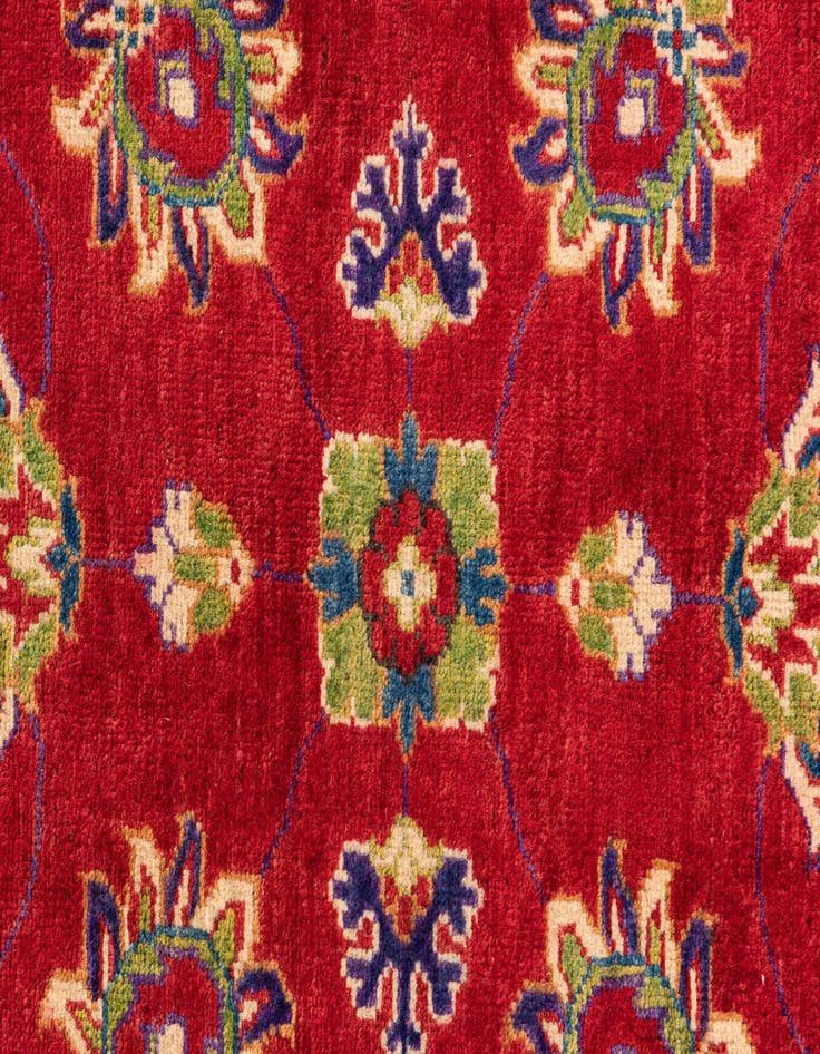 Detail image of 3' 10 x 6'  Hand Knotted Kazak Rug