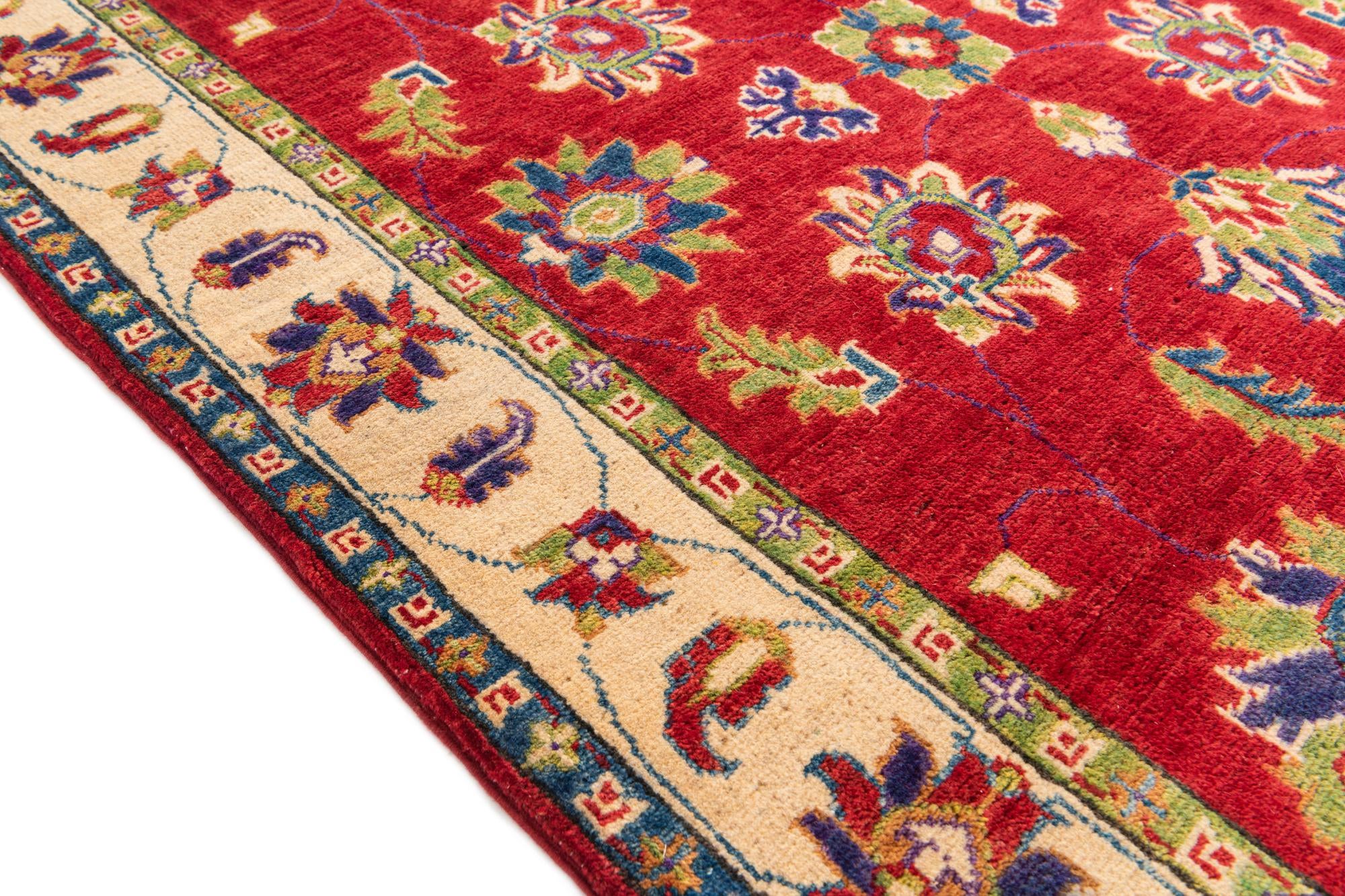 3' 10 x 6' Hand Knotted Kazak Rug