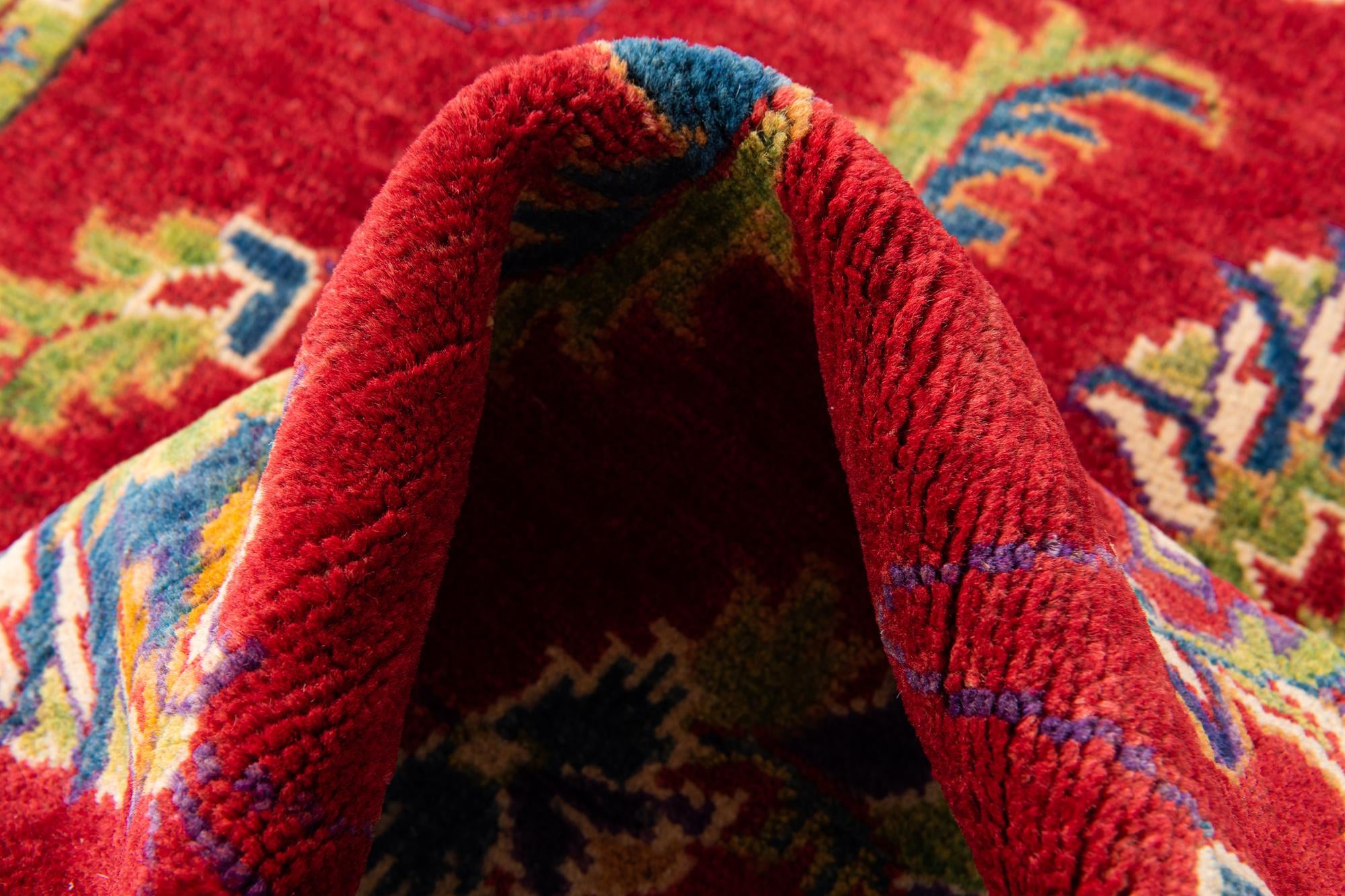3' 10 x 6' Hand Knotted Kazak Rug