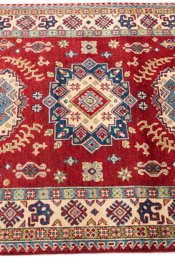 4' x 6' Hand Knotted Kazak Rug