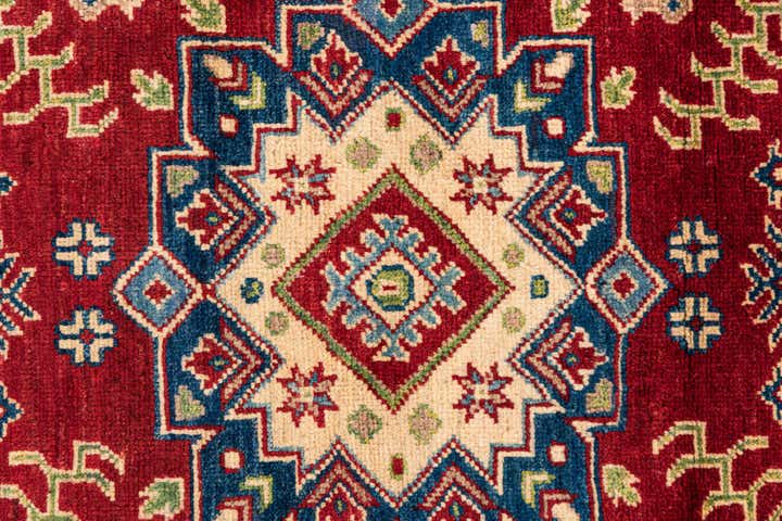 4' x 6' Hand Knotted Kazak Rug