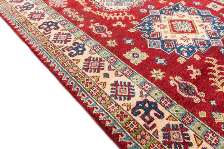 4' x 6' Hand Knotted Kazak Rug