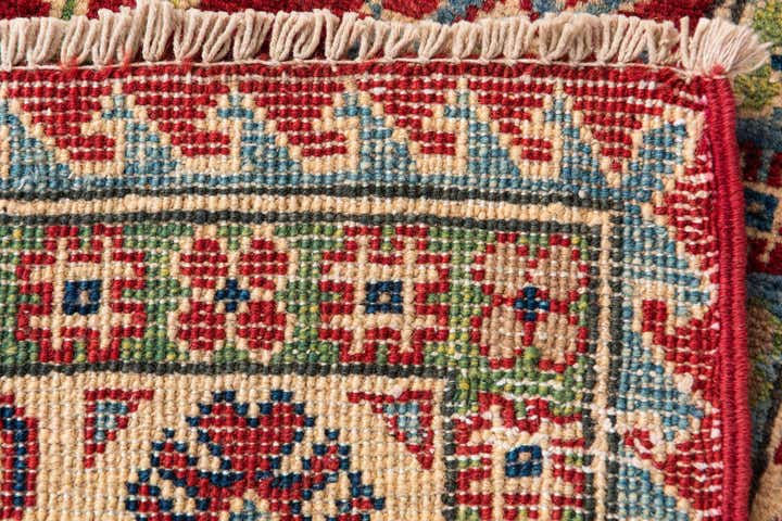 4' x 6' Hand Knotted Kazak Rug