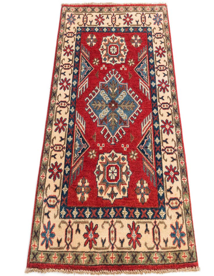 Detail image of 2' 9 x 4' 1  Hand Knotted Kazak Rug