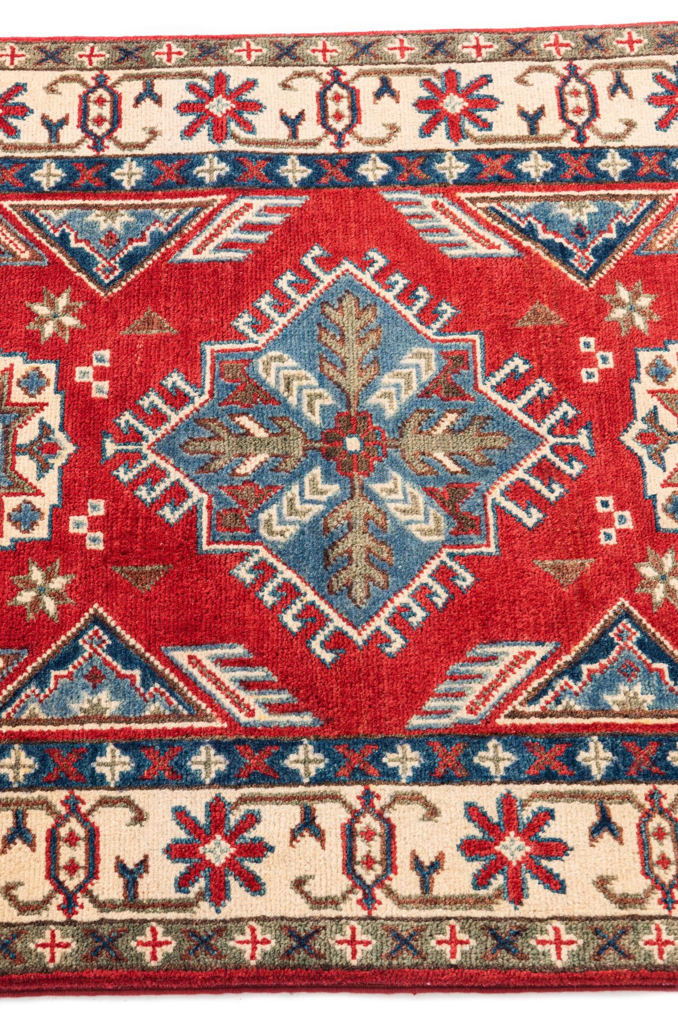 2' 9 x 4' 1 Hand Knotted Kazak Rug