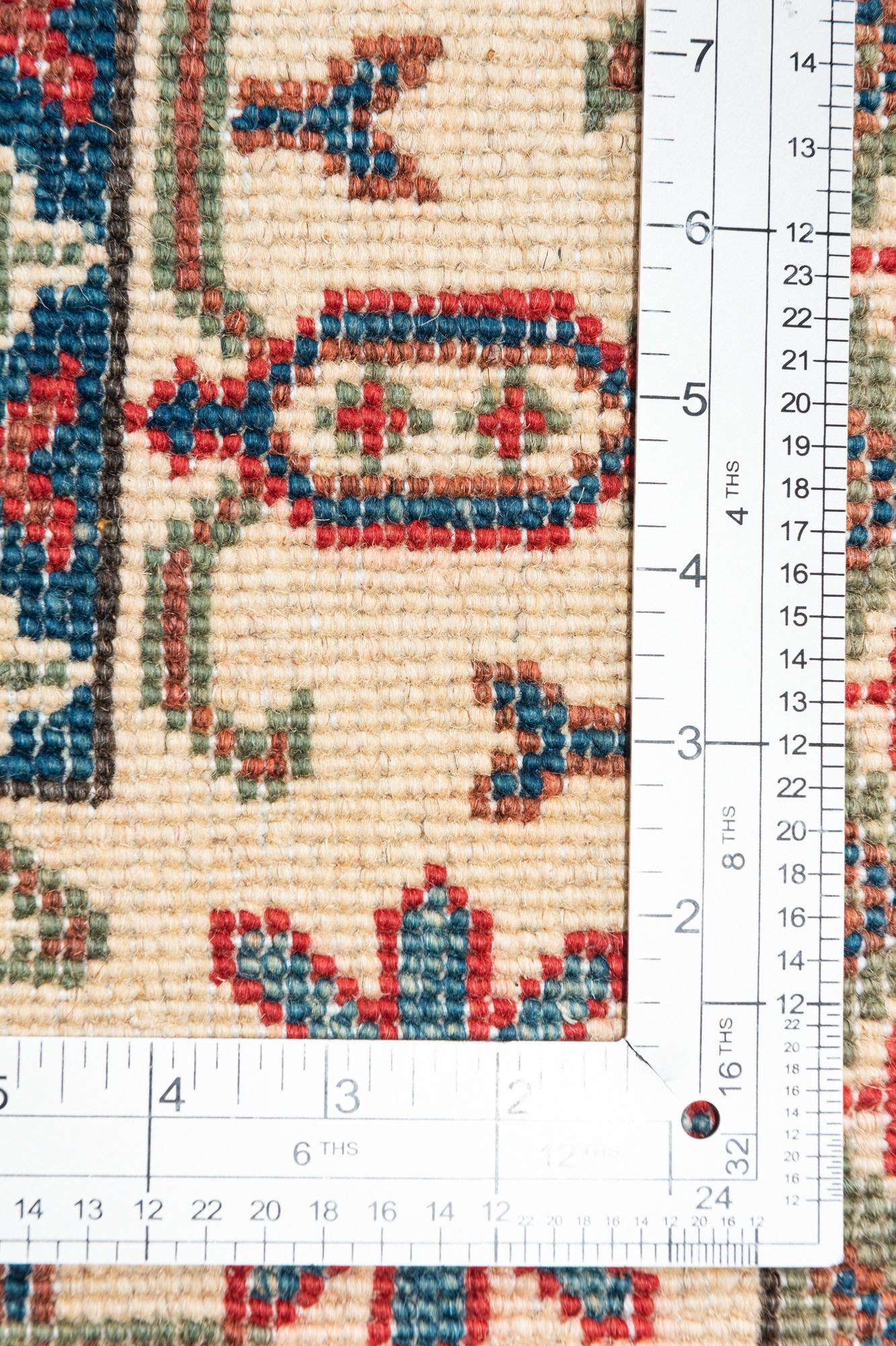 2' 9 x 4' 1 Hand Knotted Kazak Rug
