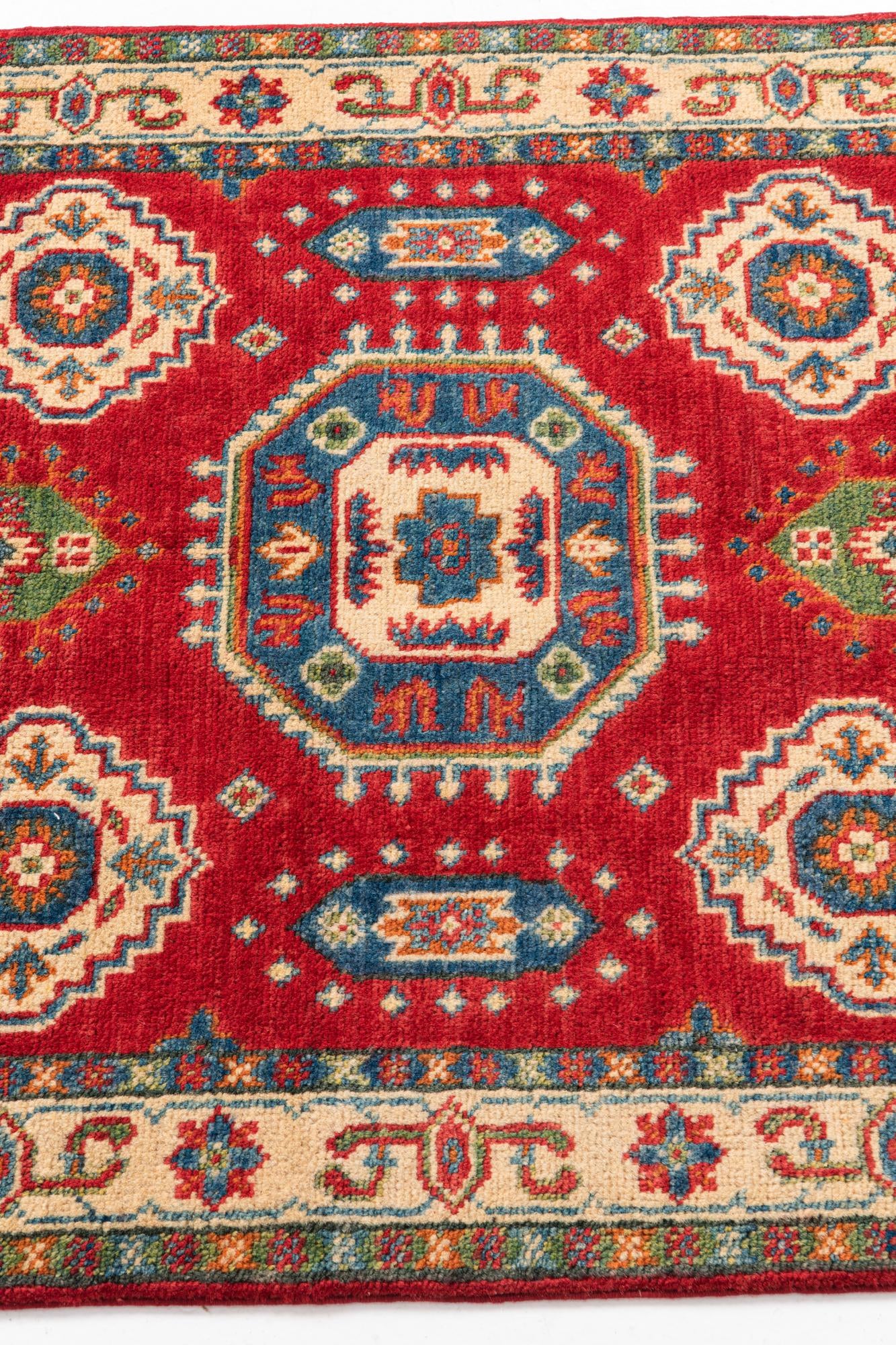 2' 8 x 4' Hand Knotted Kazak Rug