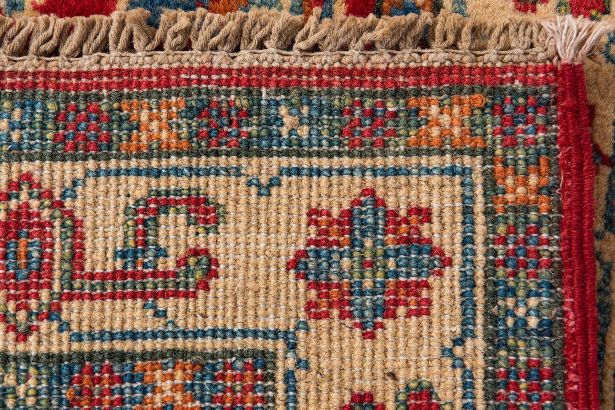 2' 8 x 4' Hand Knotted Kazak Rug