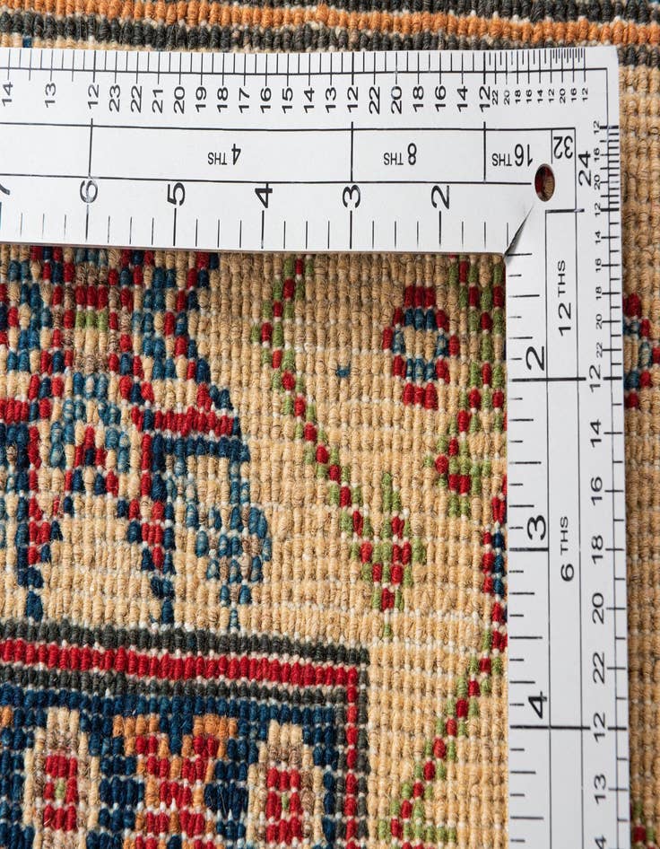 Detail image of 2' 7 x 4'  Hand Knotted Kazak Rug