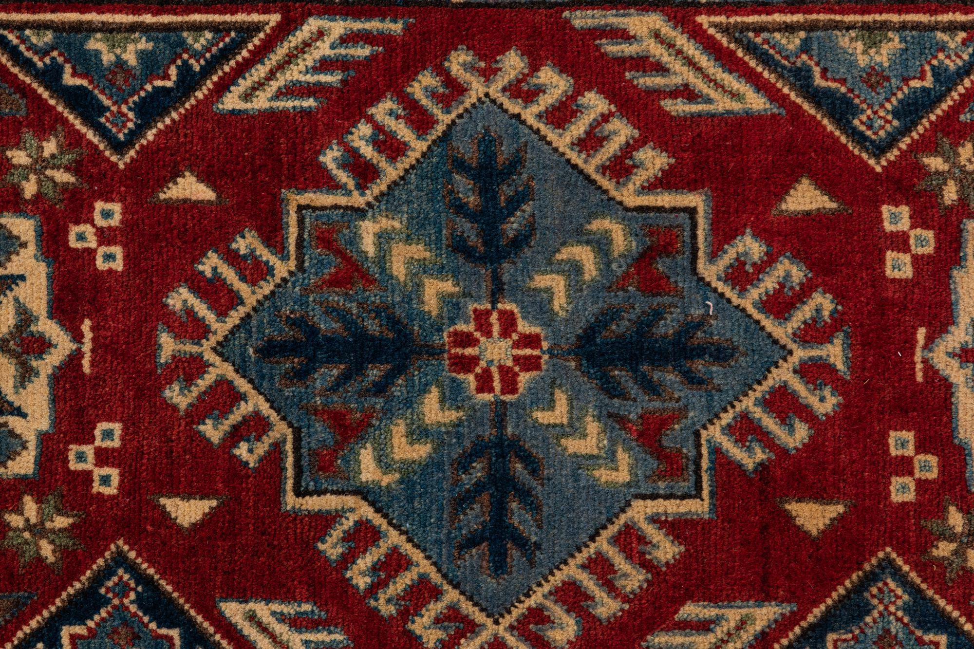 2' 6 x 4' 3 Hand Knotted Kazak Rug
