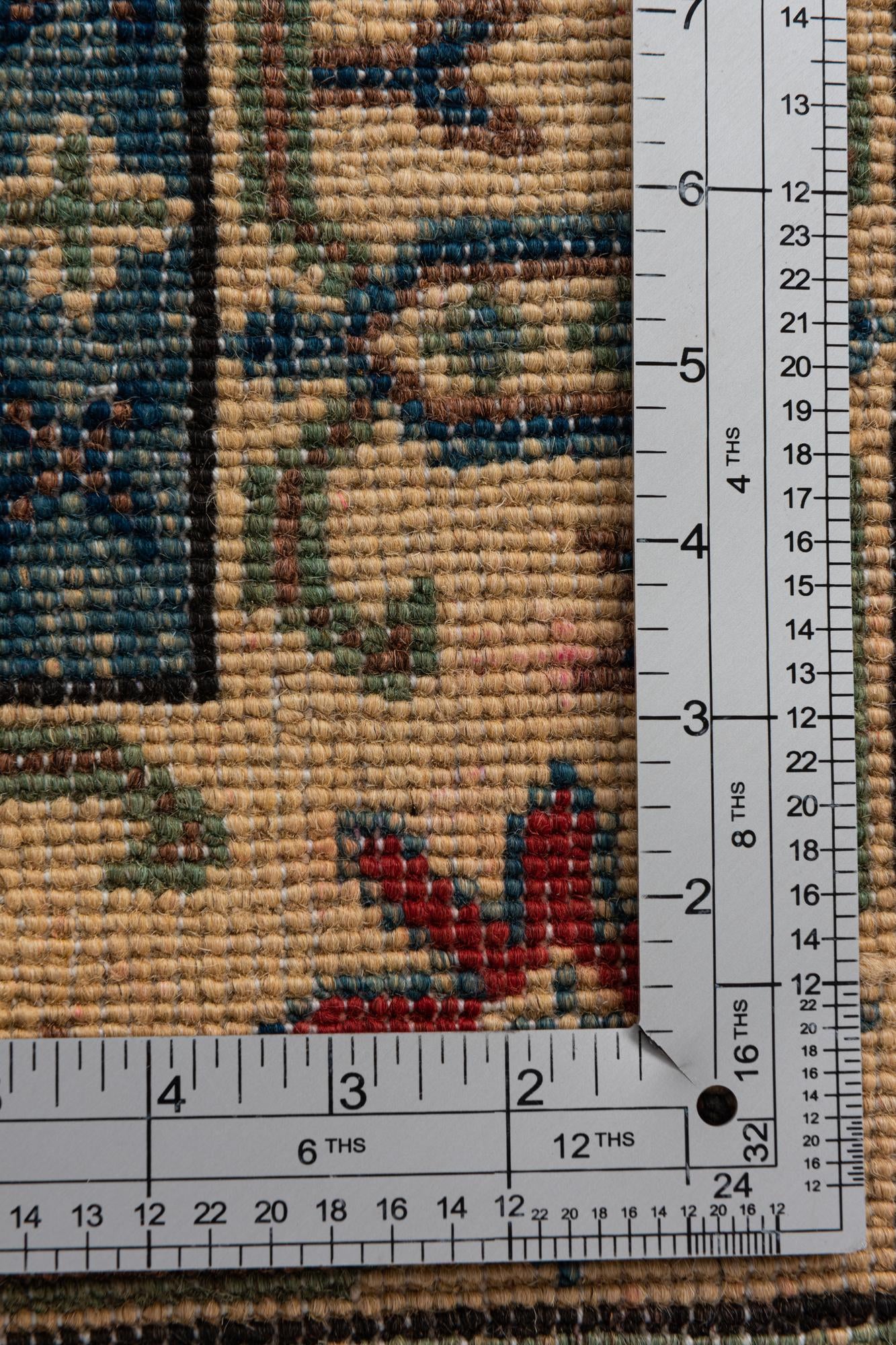 2' 6 x 4' 3 Hand Knotted Kazak Rug