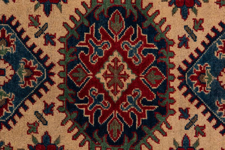 Detail image of 2' 8 x 4' 1 Hand Knotted Kazak Rug