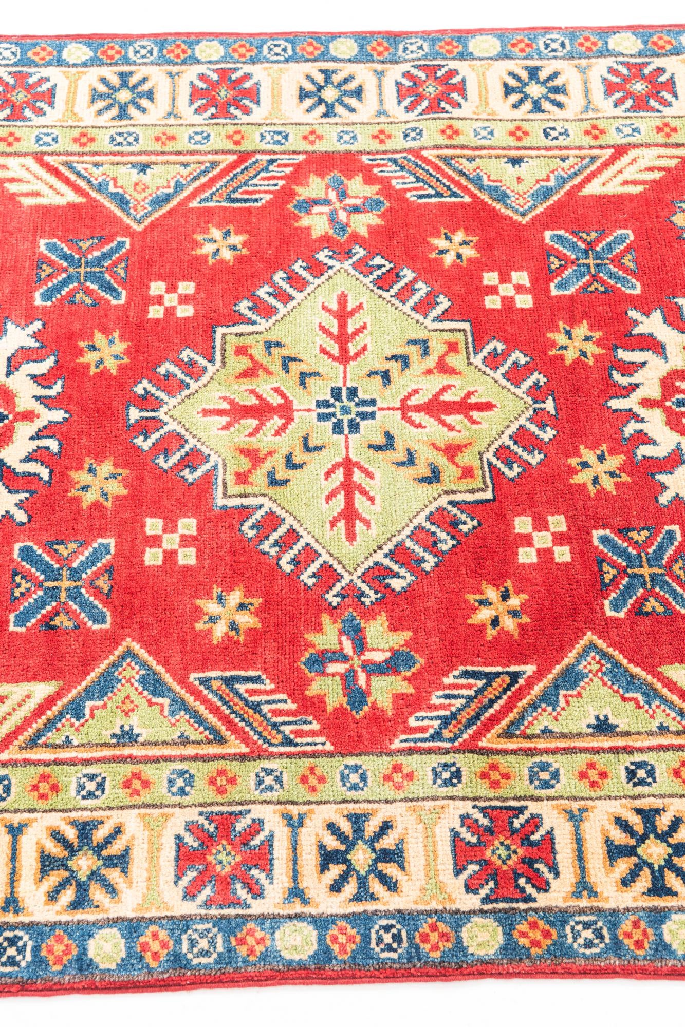 3' 3 x 4' 10 Hand Knotted Kazak Rug
