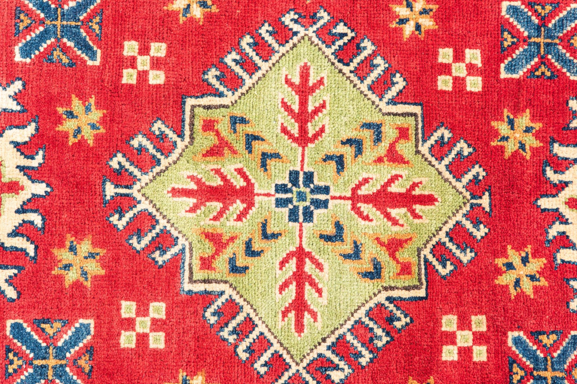 3' 3 x 4' 10 Hand Knotted Kazak Rug