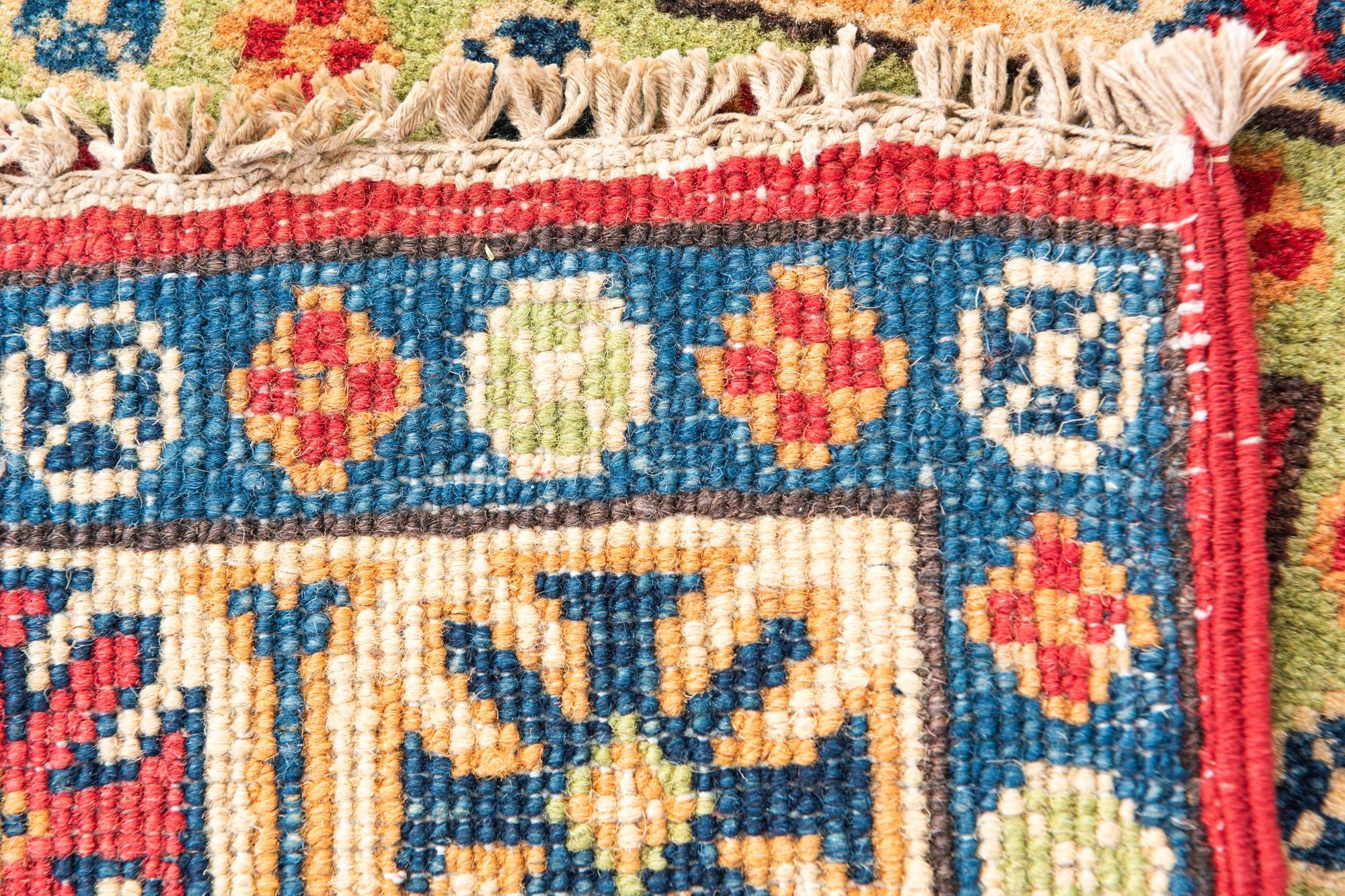 3' 3 x 4' 10 Hand Knotted Kazak Rug