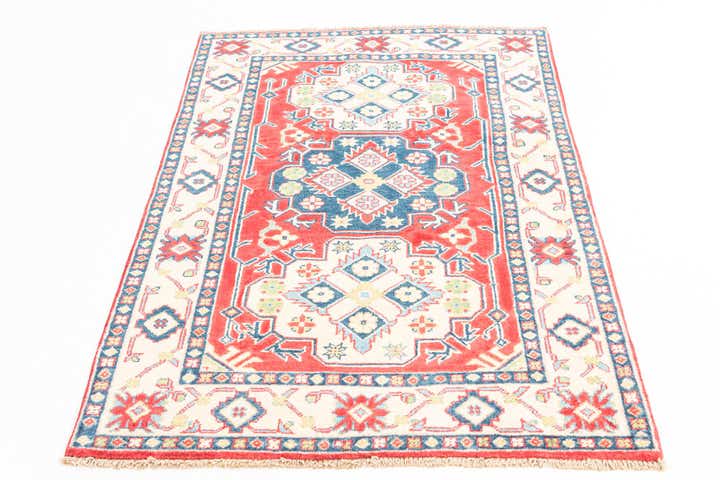 3' 3 x 4' 10 Hand Knotted Kazak Rug