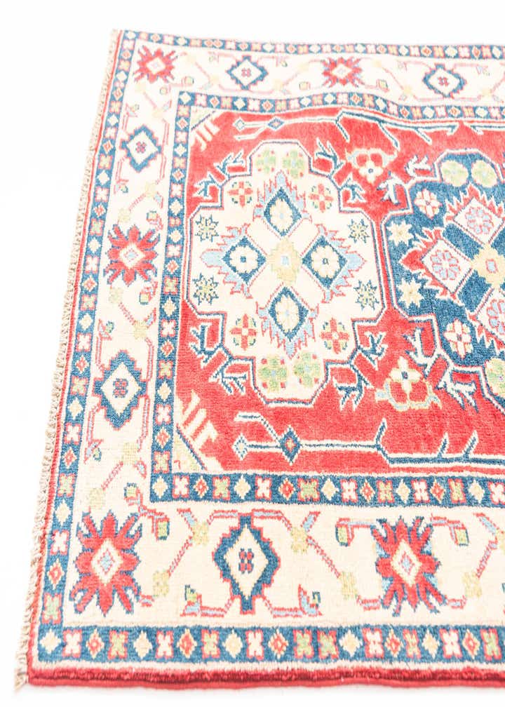 3' 3 x 4' 10 Hand Knotted Kazak Rug