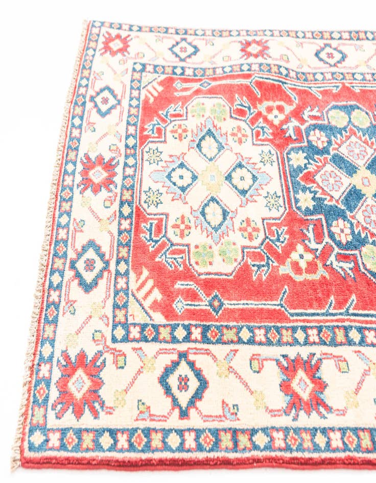 Detail image of 3' 3 x 4' 10 Hand Knotted Kazak Rug