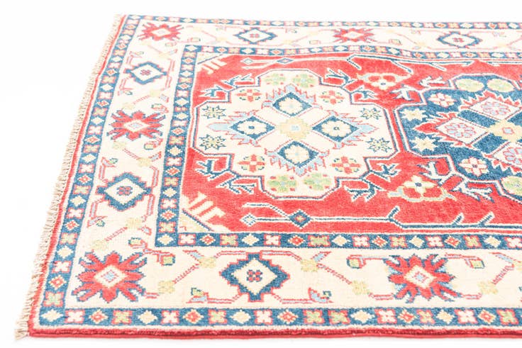 Detail image of 3' 3 x 4' 10 Hand Knotted Kazak Rug