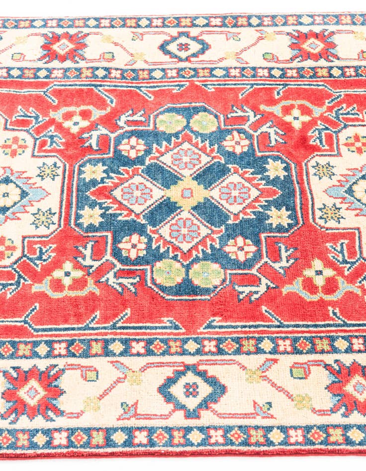 Detail image of 3' 3 x 4' 10 Hand Knotted Kazak Rug