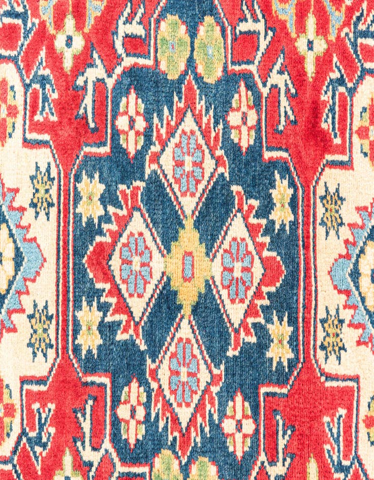Detail image of 3' 3 x 4' 10  Hand Knotted Kazak Rug