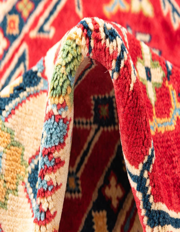 Detail image of 3' 3 x 4' 10  Hand Knotted Kazak Rug