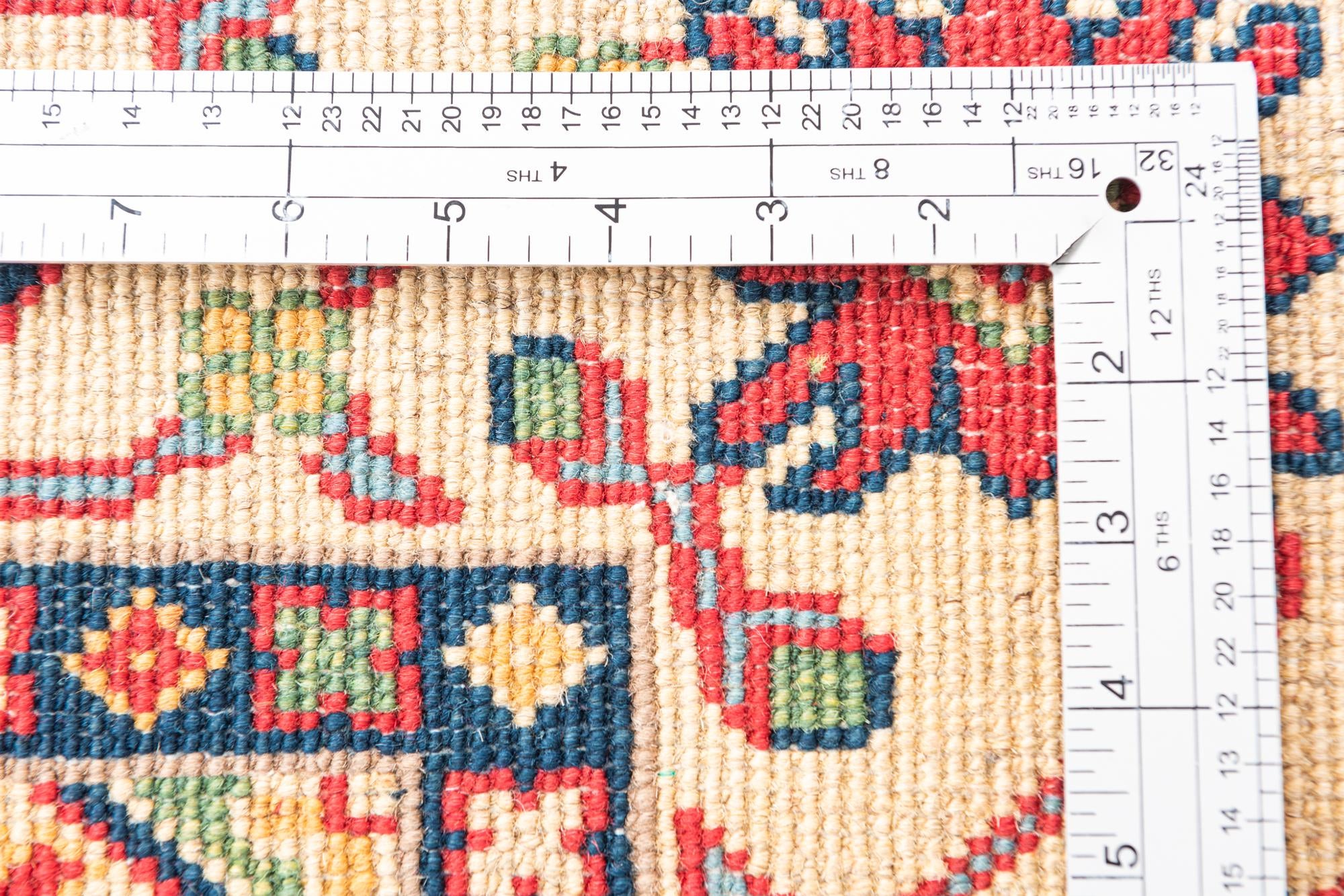 3' 3 x 4' 10 Hand Knotted Kazak Rug