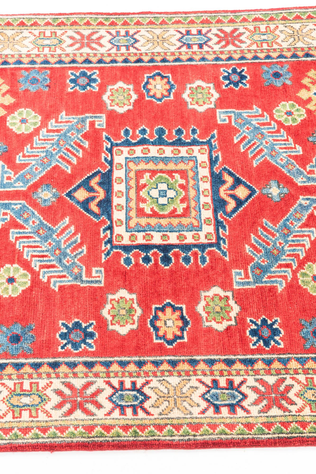 3' 3 x 5' Hand Knotted Kazak Rug