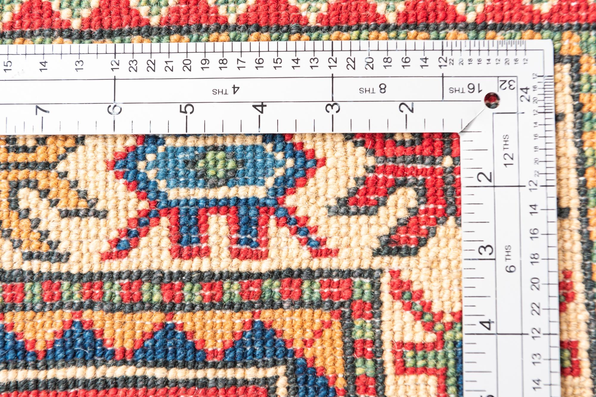 3' 3 x 5' Hand Knotted Kazak Rug