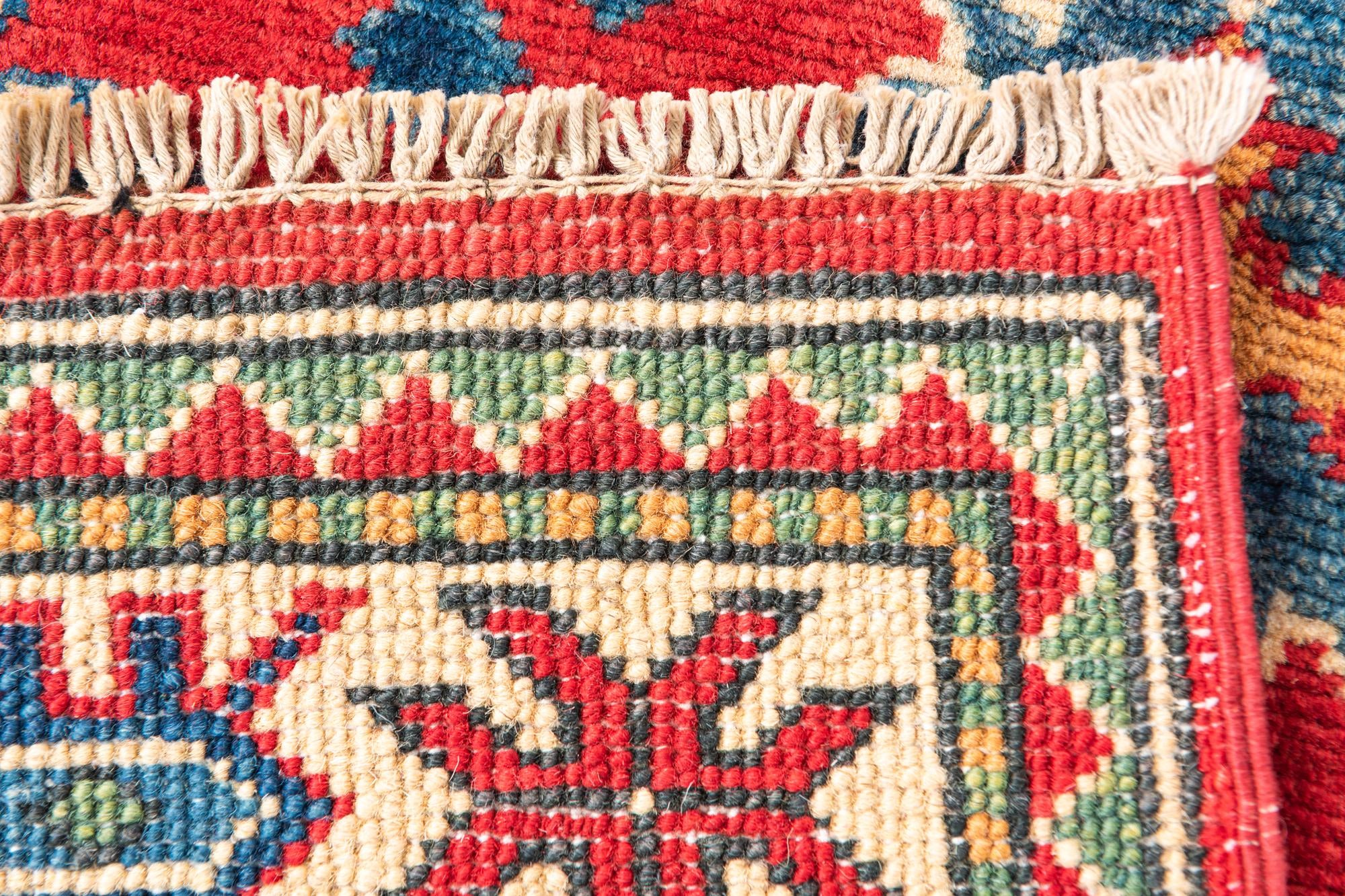 3' 3 x 5' Hand Knotted Kazak Rug