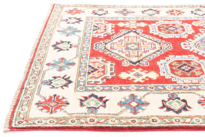 3' 4 x 5' Hand Knotted Kazak Rug