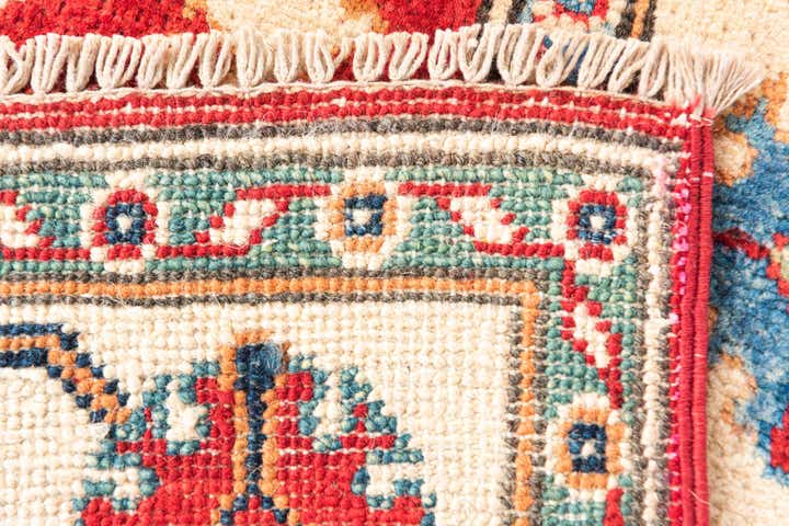 3' 4 x 5' Hand Knotted Kazak Rug