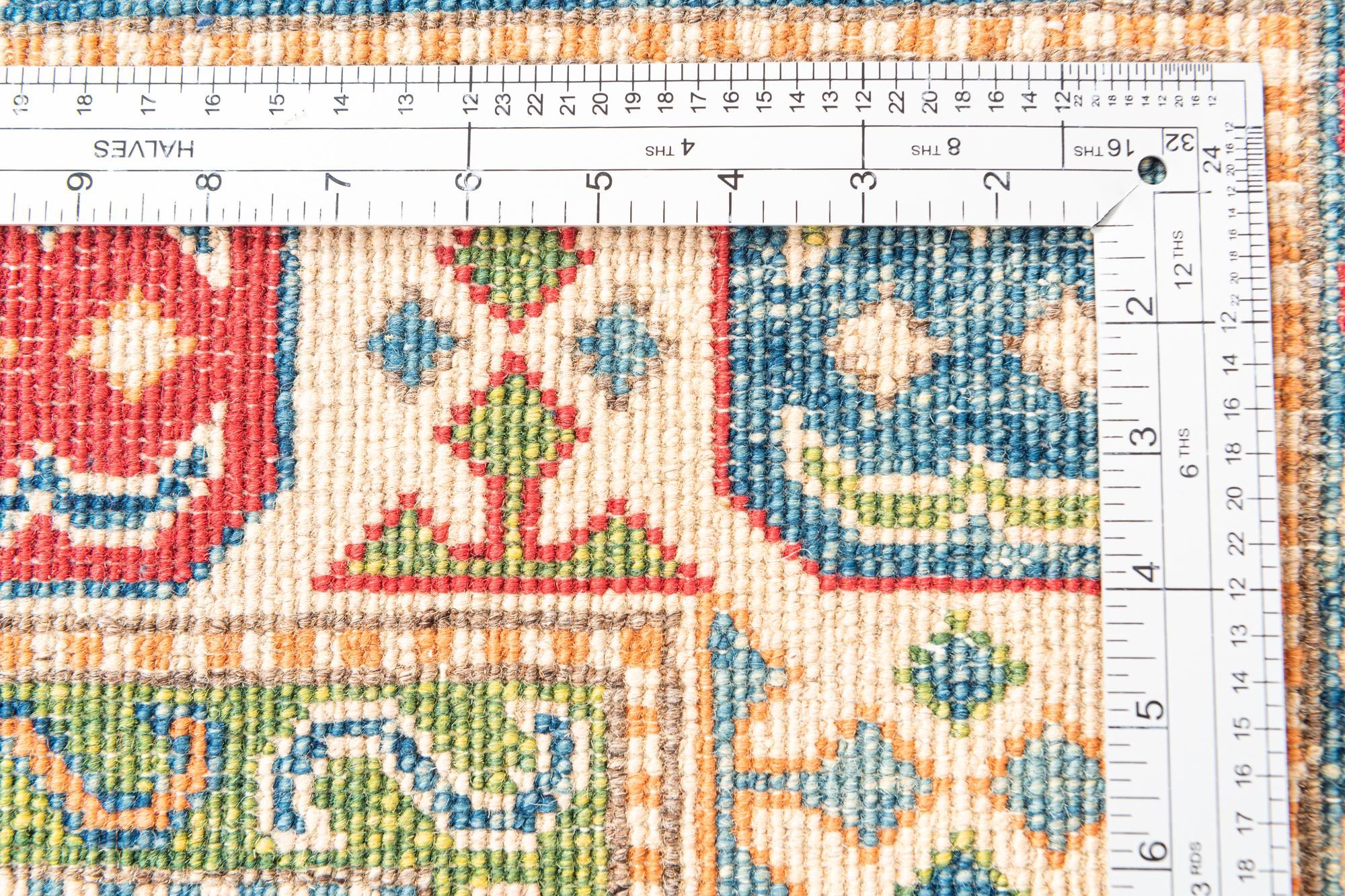 3' 2 x 4' 10 Hand Knotted Kazak Rug