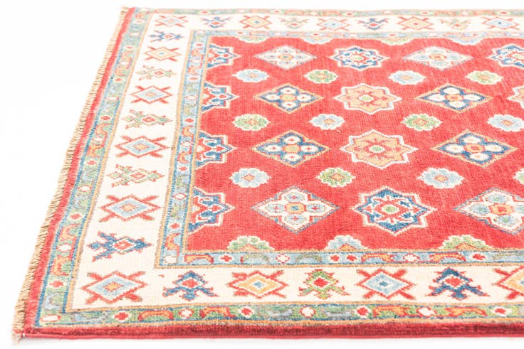 Detail image of 3' 6 x 5' Hand Knotted Kazak Rug