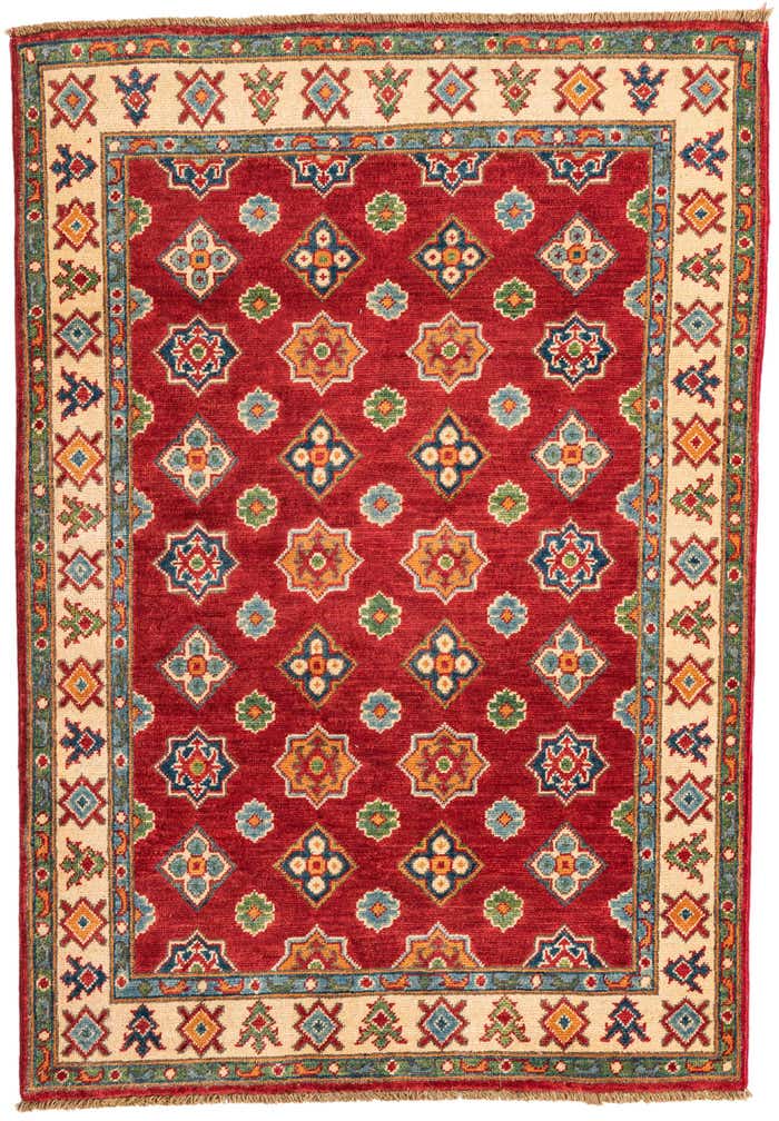 3' 6 x 5' Hand Knotted Kazak Rug