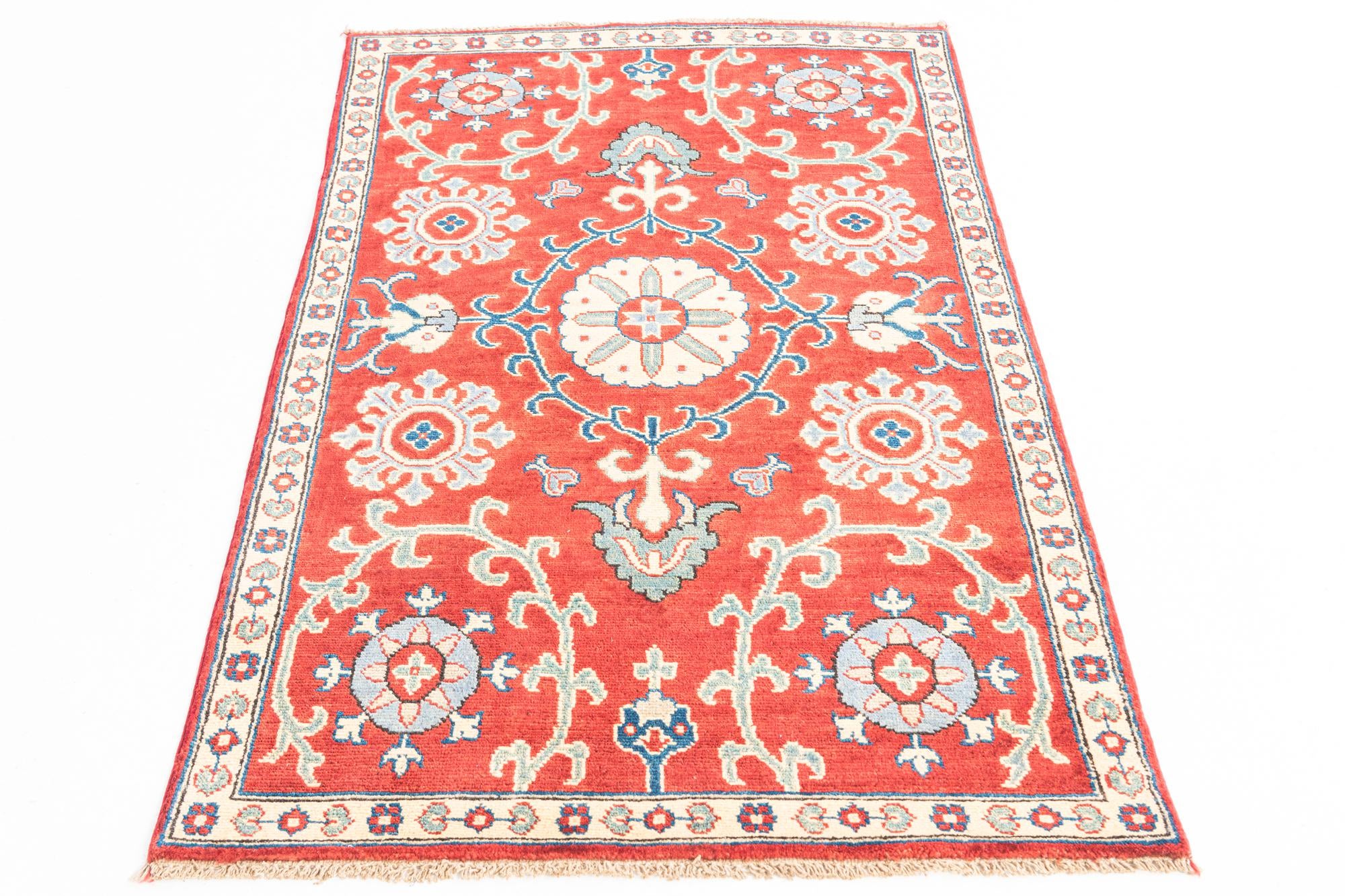 3' 3 x 5' Hand Knotted Kazak Rug