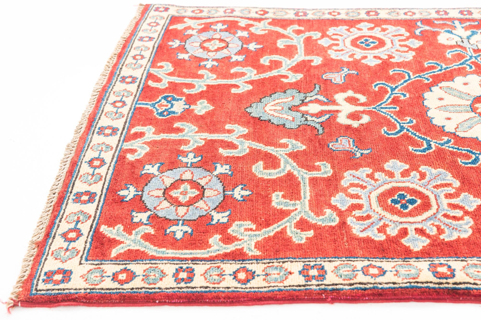 3' 3 x 5' Hand Knotted Kazak Rug