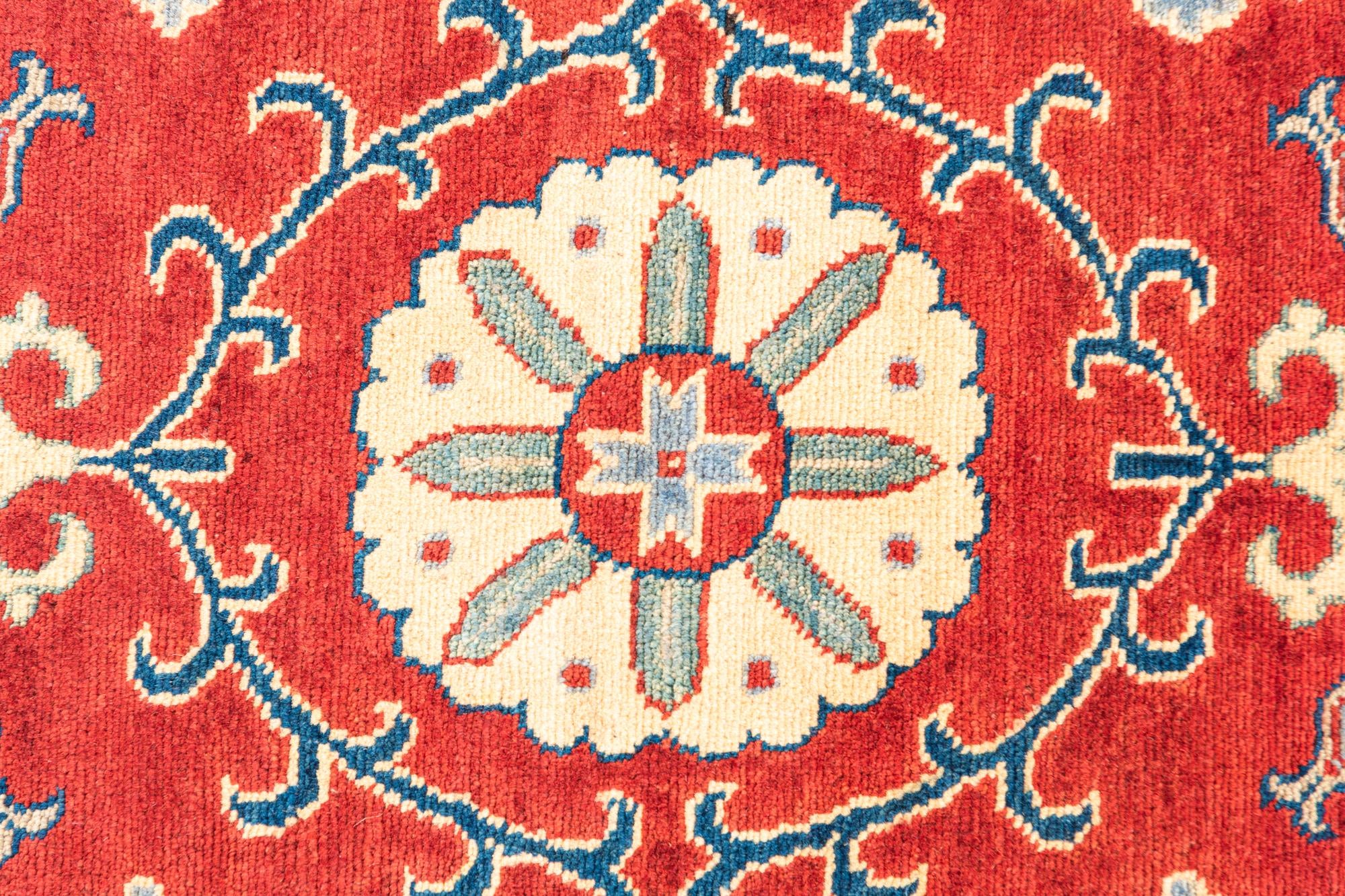 3' 3 x 5' Hand Knotted Kazak Rug