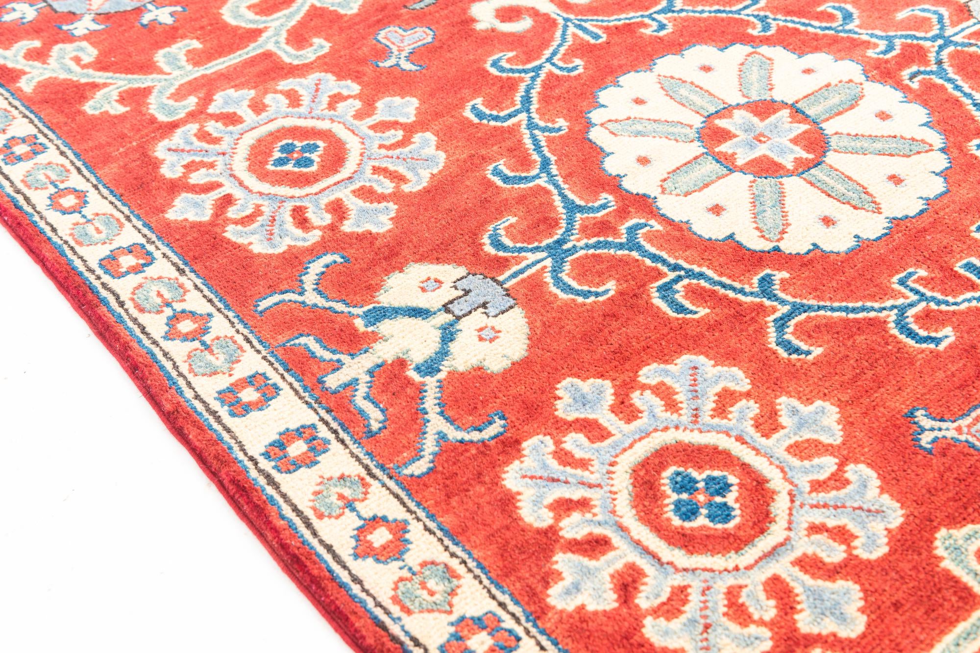 3' 3 x 5' Hand Knotted Kazak Rug