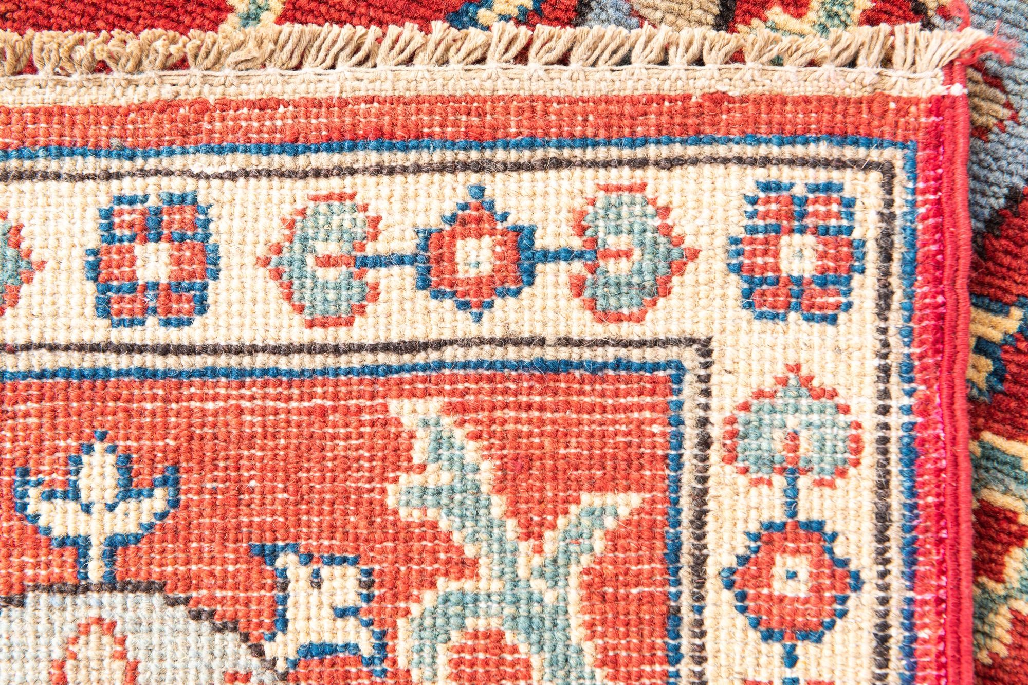 3' 3 x 5' Hand Knotted Kazak Rug