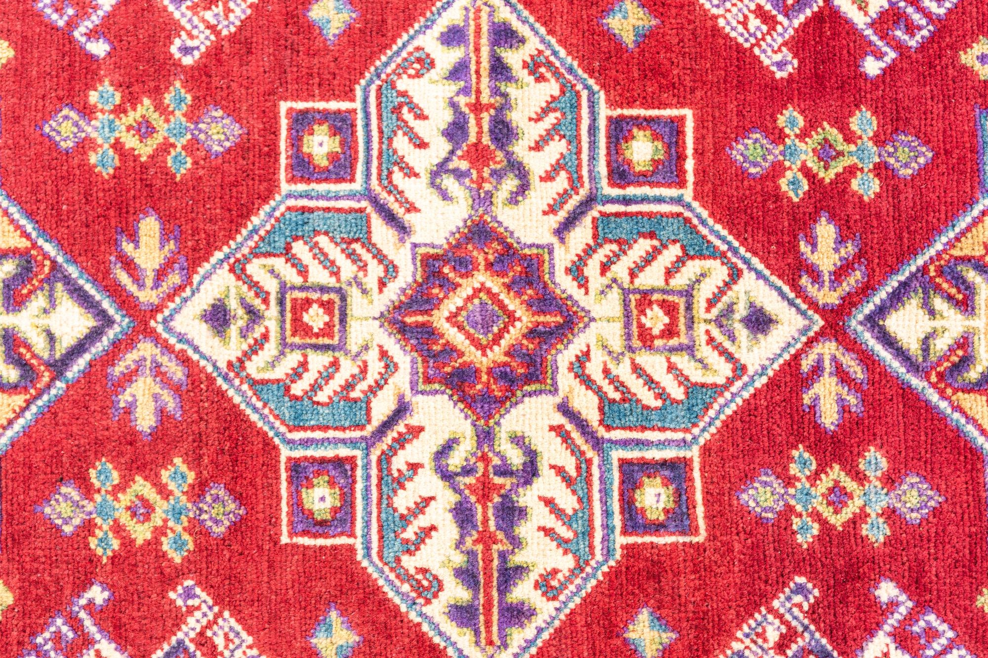 3' 3 x 4' 10 Hand Knotted Kazak Rug