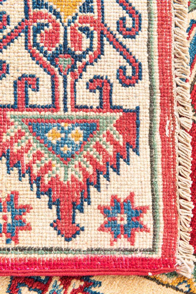 3' 3 x 5' Hand Knotted Kazak Rug