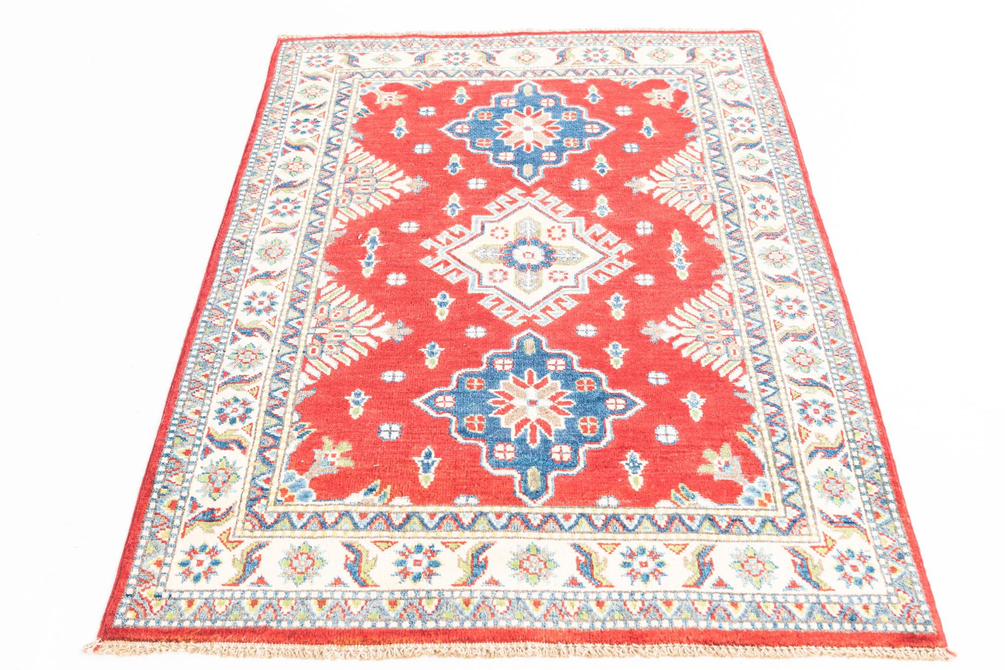 3' 5 x 5' 1 Hand Knotted Kazak Rug