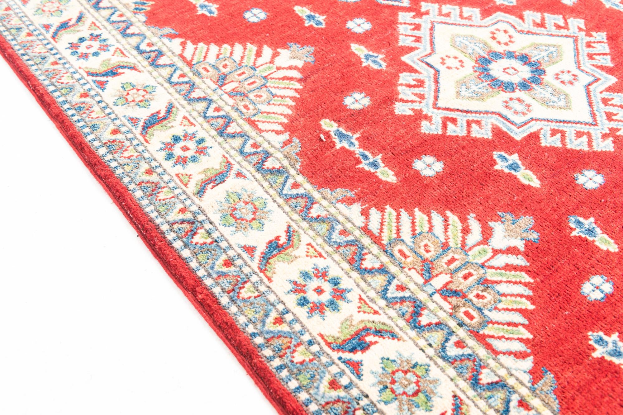 3' 5 x 5' 1 Hand Knotted Kazak Rug