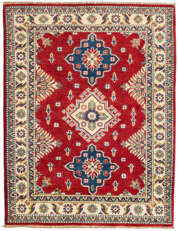Detail image of 3' 5 x 5' 1 Hand Knotted Kazak Rug