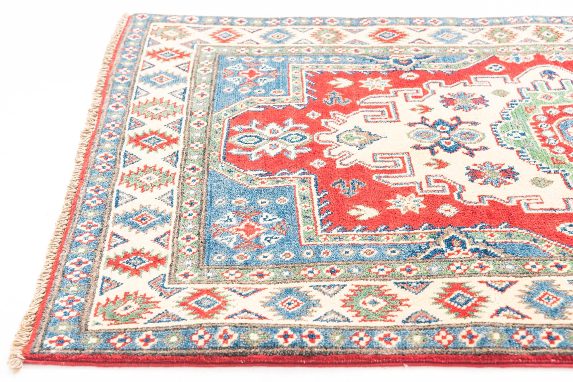 3' 4 x 5' 1 Hand Knotted Kazak Rug