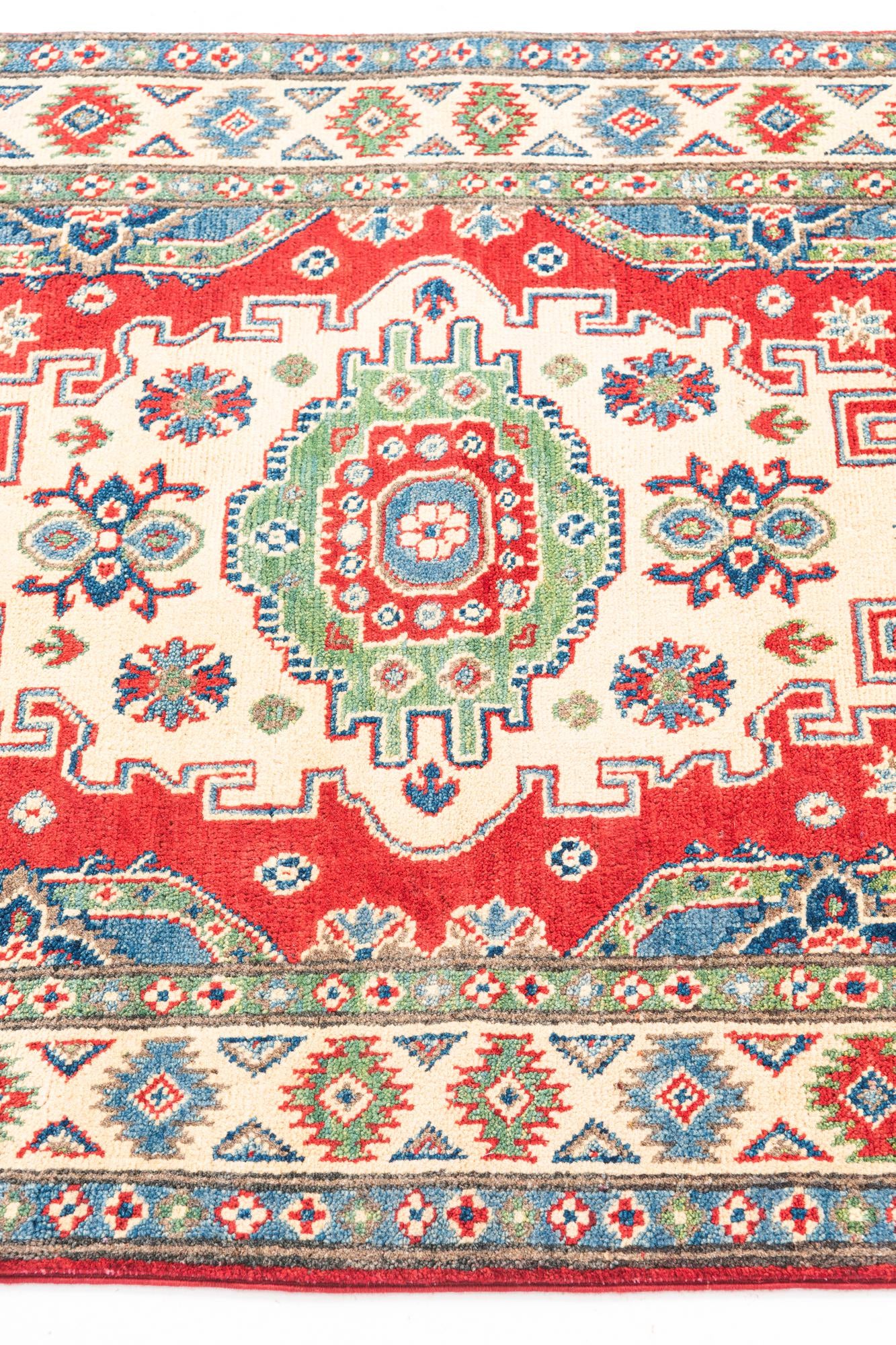 3' 4 x 5' 1 Hand Knotted Kazak Rug