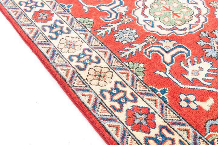3' 4 x 5' Hand Knotted Kazak Rug