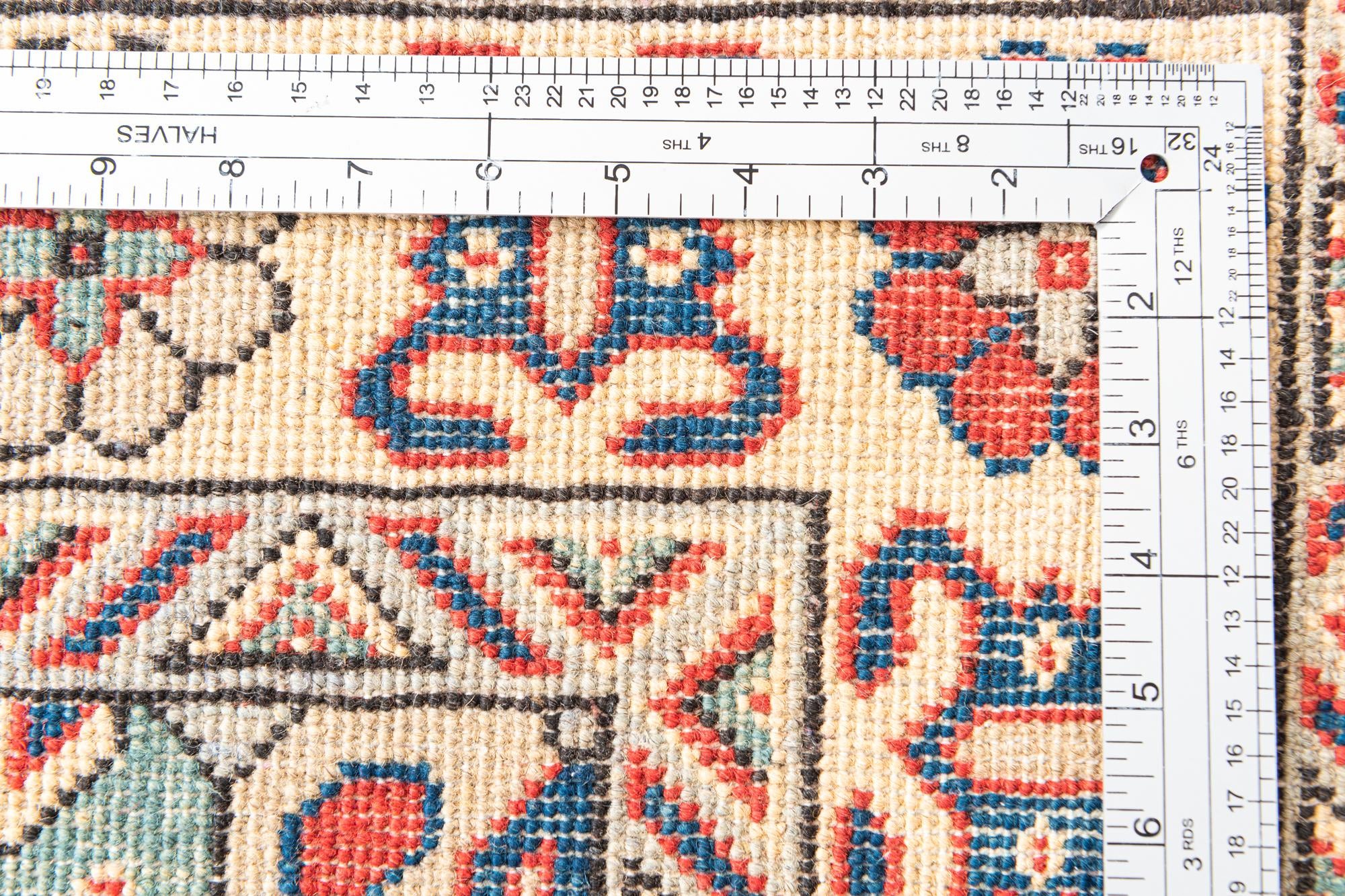 3' 4 x 5' Hand Knotted Kazak Rug