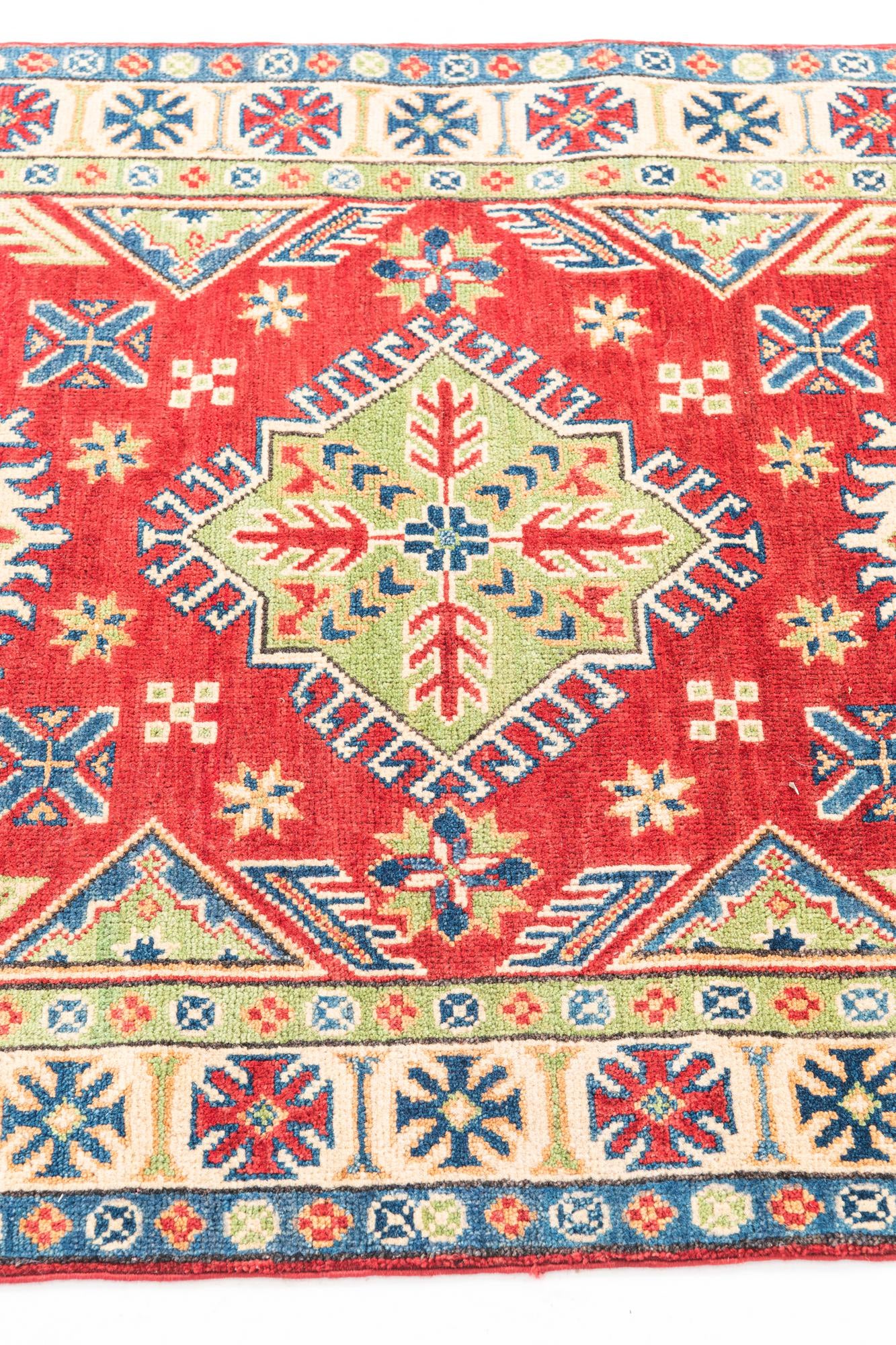 3' 2 x 5' Hand Knotted Kazak Rug